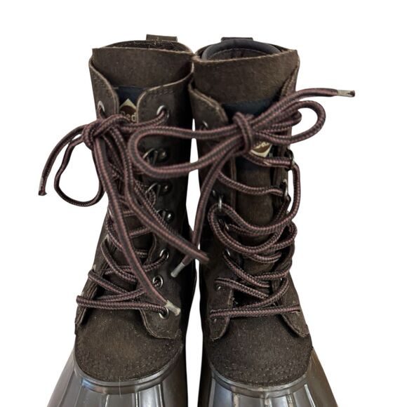 Red Ball By LaCrosse 8 Steel Shank Duck Boots Brown Removable Liners Mens READ main image 14
